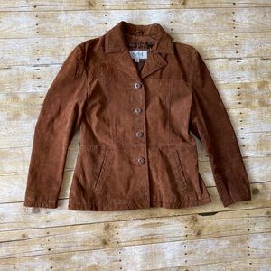 SALE- Wilson’s Leather Maxima Brown Leather Coat